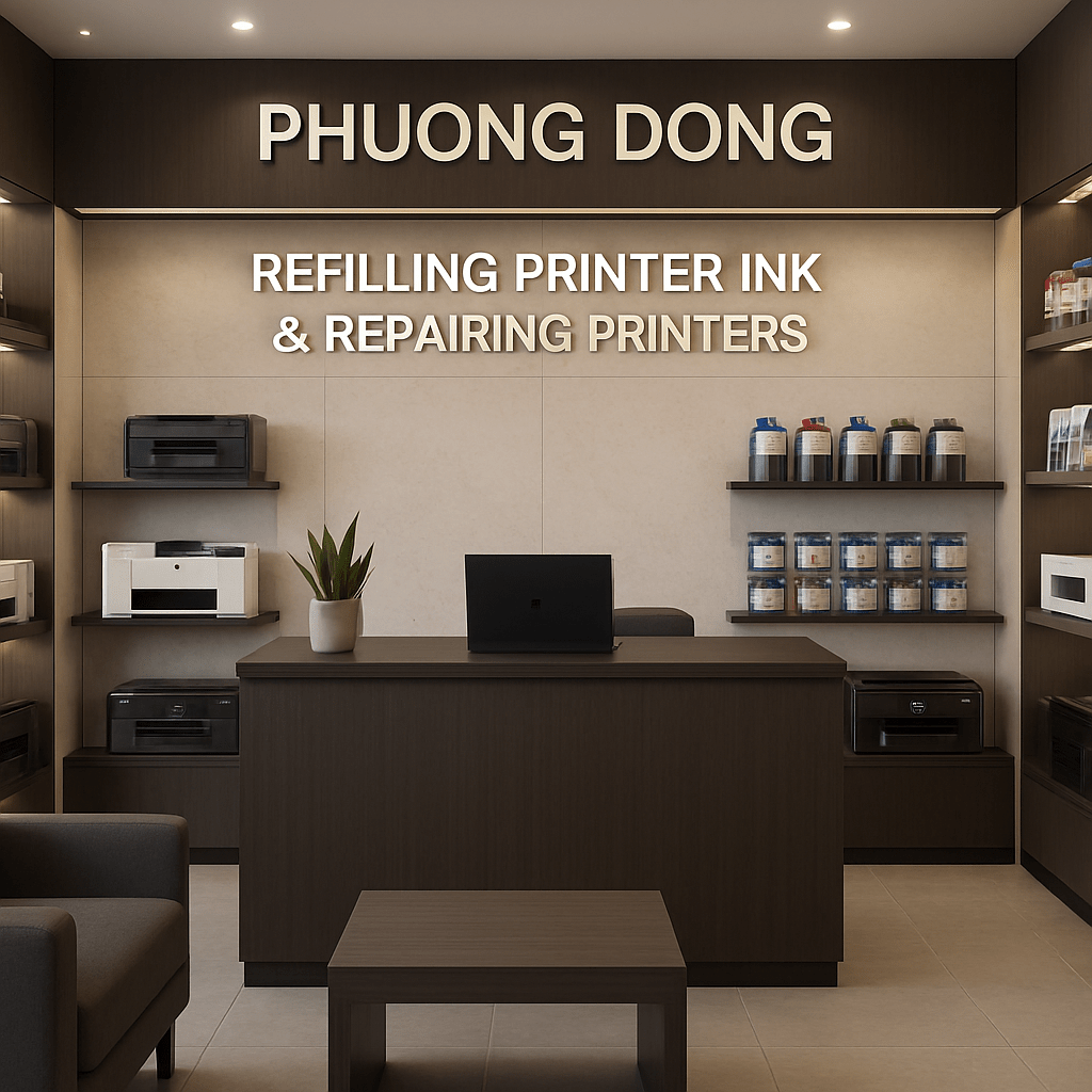 Dịch vụ đổ mực máy in tại phố Phan Văn Trường