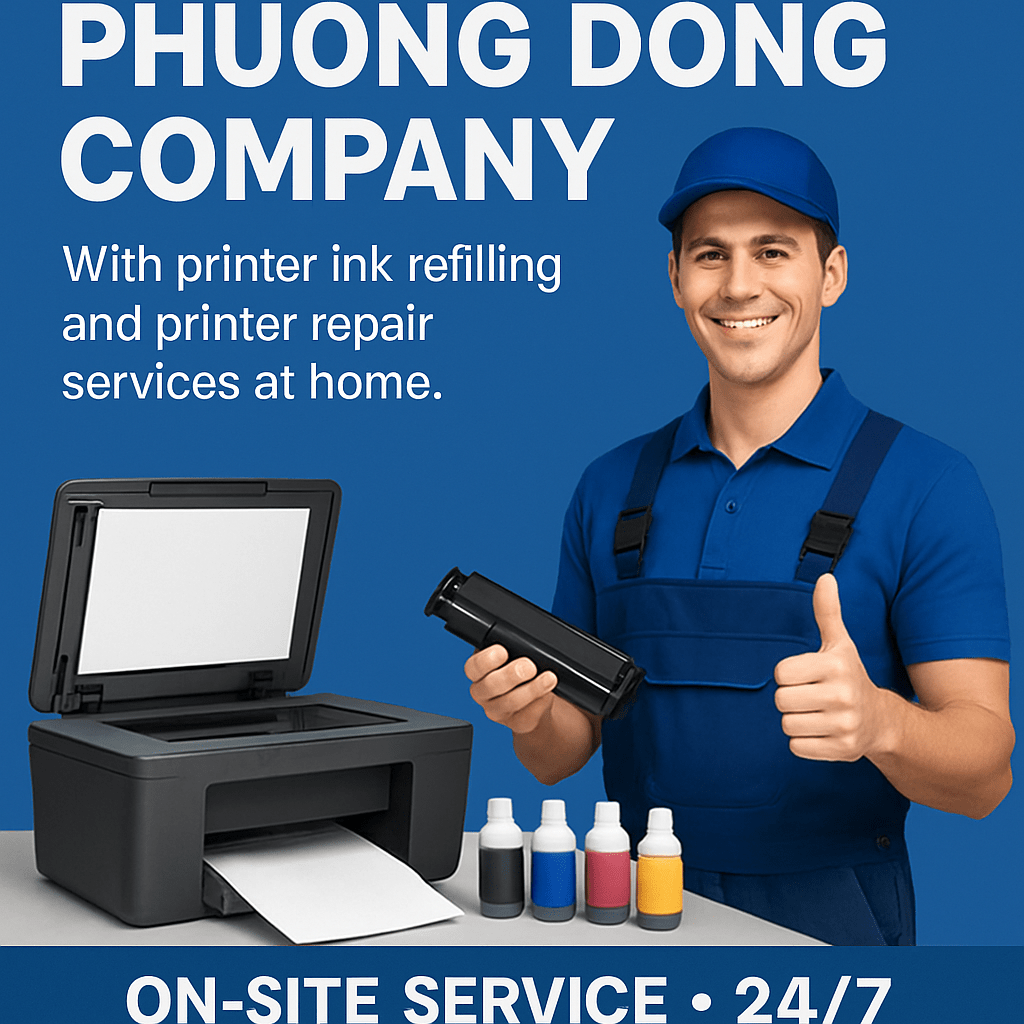 Đổ mực máy in tại phố Đặng Thùy Trâm chuyên nghiệp