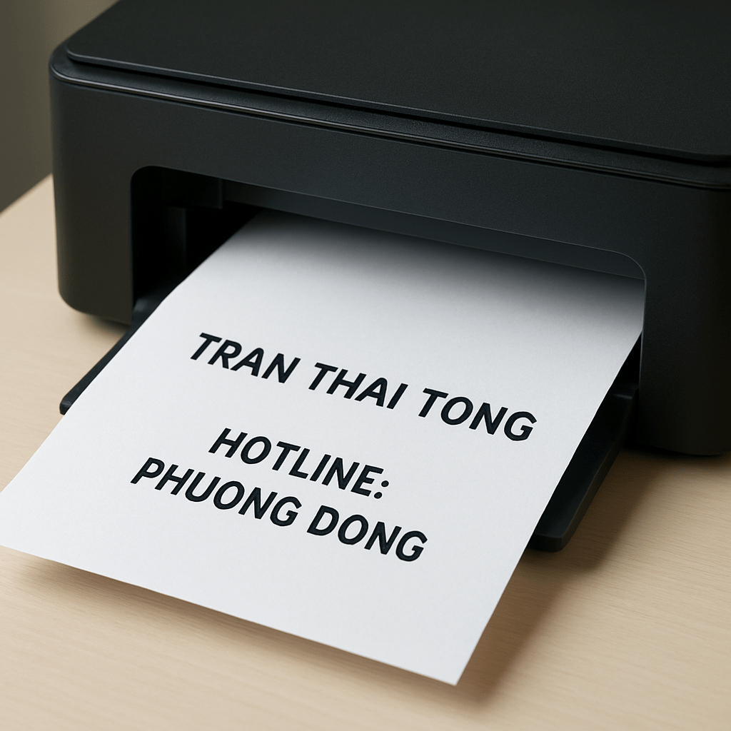 Đổ mực máy in tại Trần Thái Tông Hà Nội