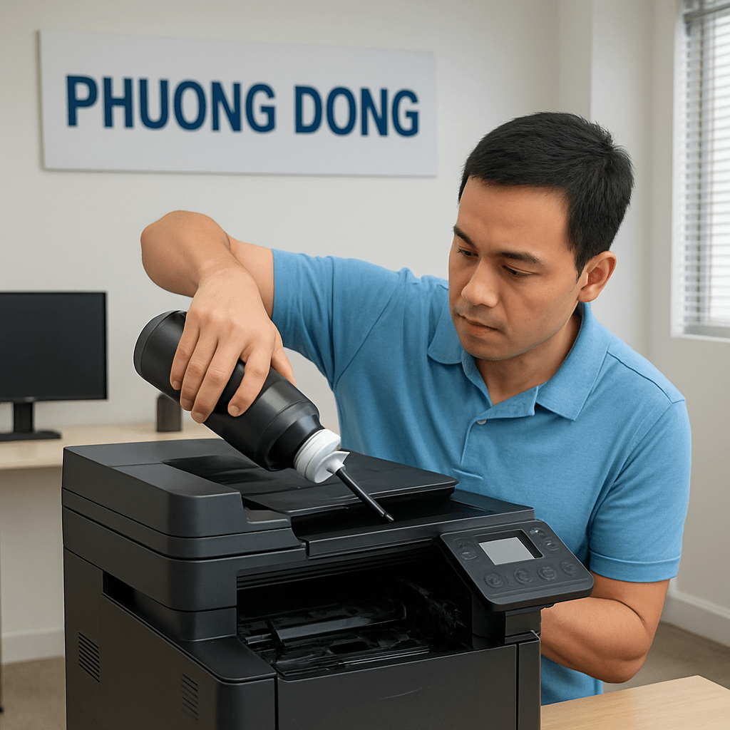 Đổ mực máy in tại Phú Đô Hà Nội