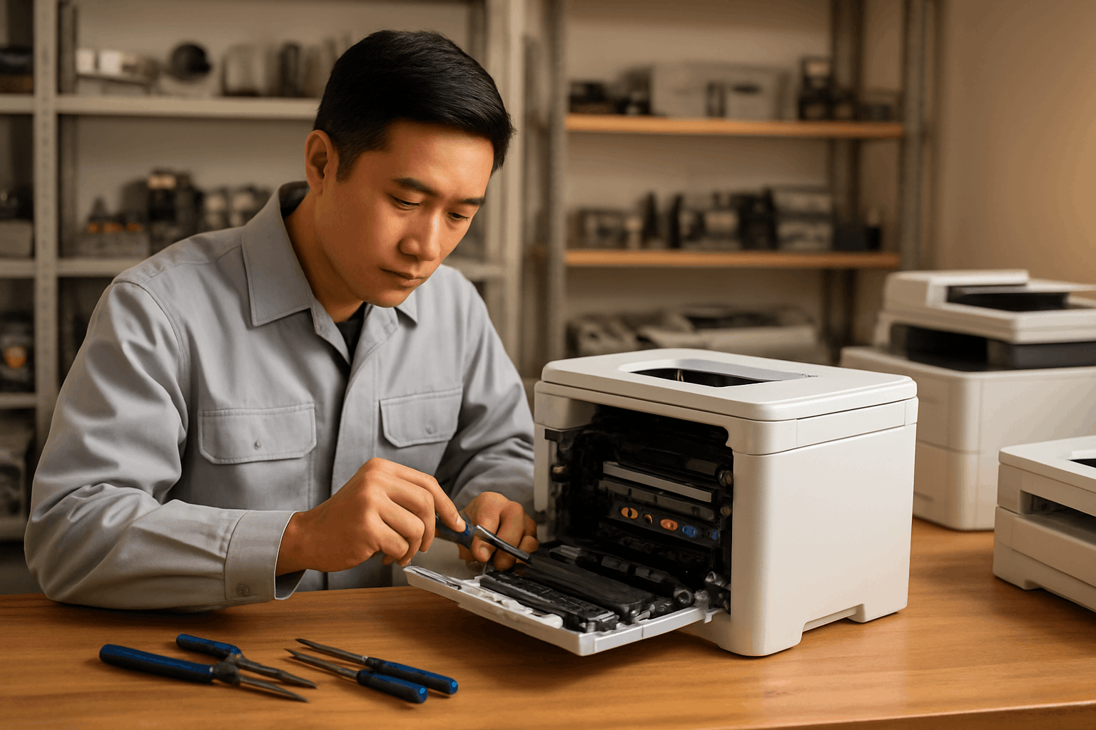 Địa chỉ sửa máy in tại đường Bưởi