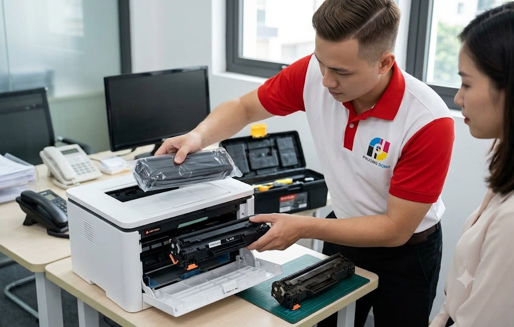 Đổ mực máy in Pantum BP2400
