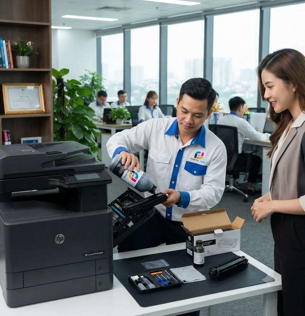 Địa chỉ đổ mực máy in tại Hà Nội đường Lê Văn Lương
