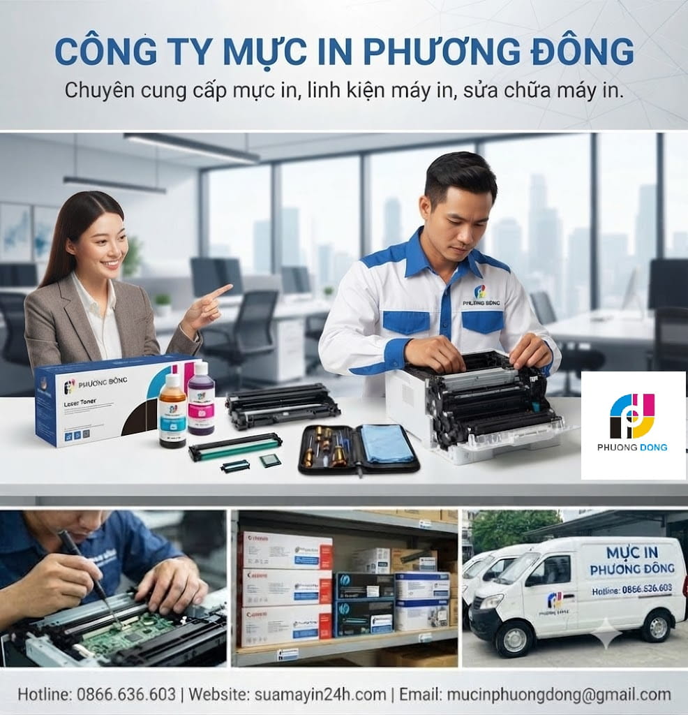 Đổ mực máy in tại Hà Nội đường Lê Văn Lương địa chỉ uy tín