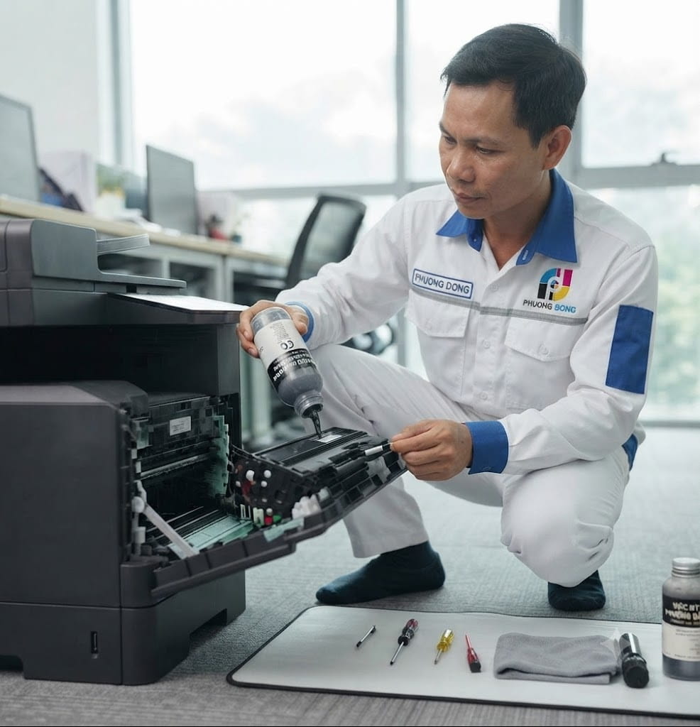 Địa chỉ đổ mực máy in tại phố Tôn Thất Thuyết
