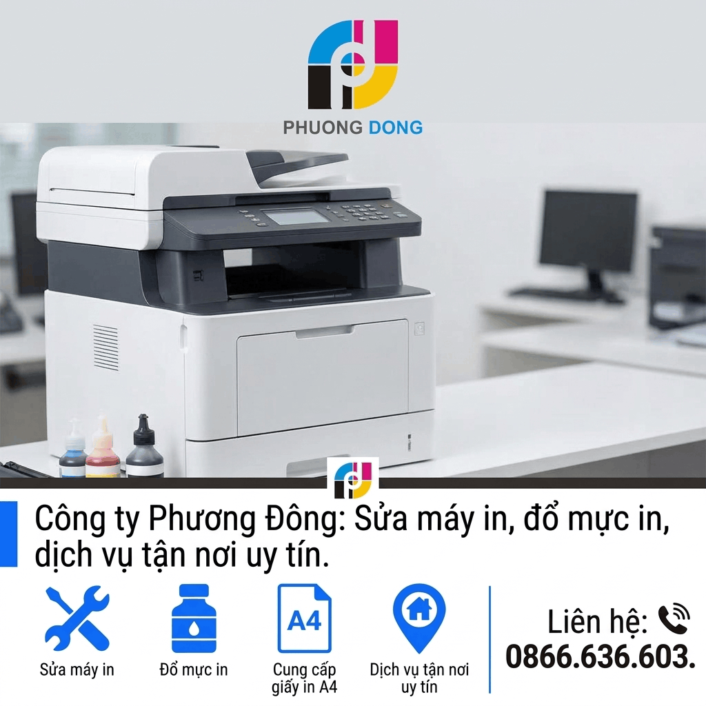  Hà Nội sửa máy in tại phố Phan Văn Trường